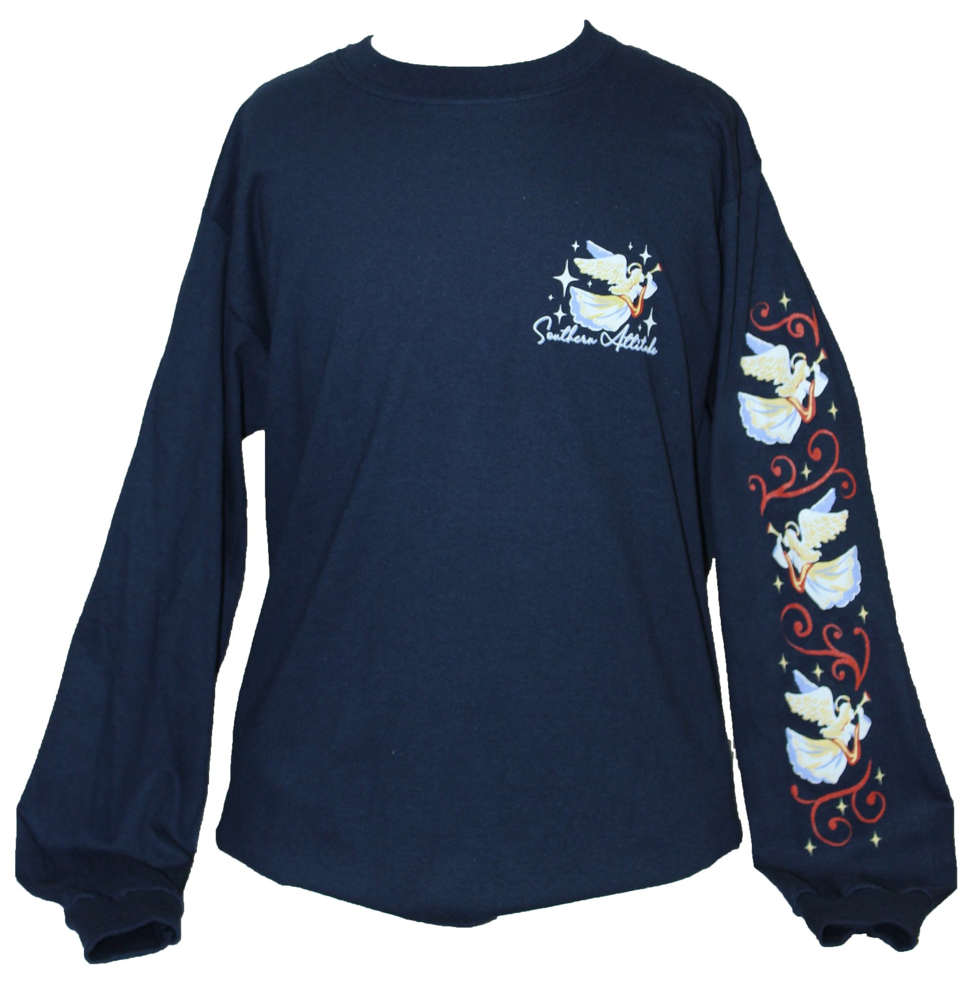 SALE Southern Attitude Preppy Hope Holiday Long Sleeve T-Shirt