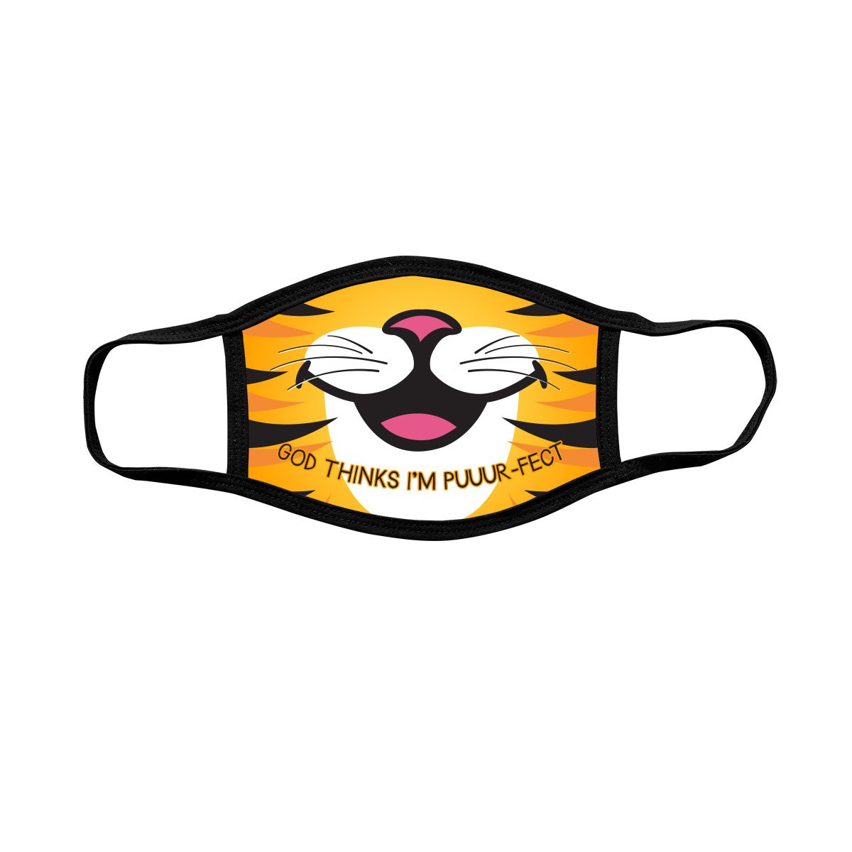 Kerusso Kids God Thinks I'm Perfect Tiger Youth Protective Fashion Mask