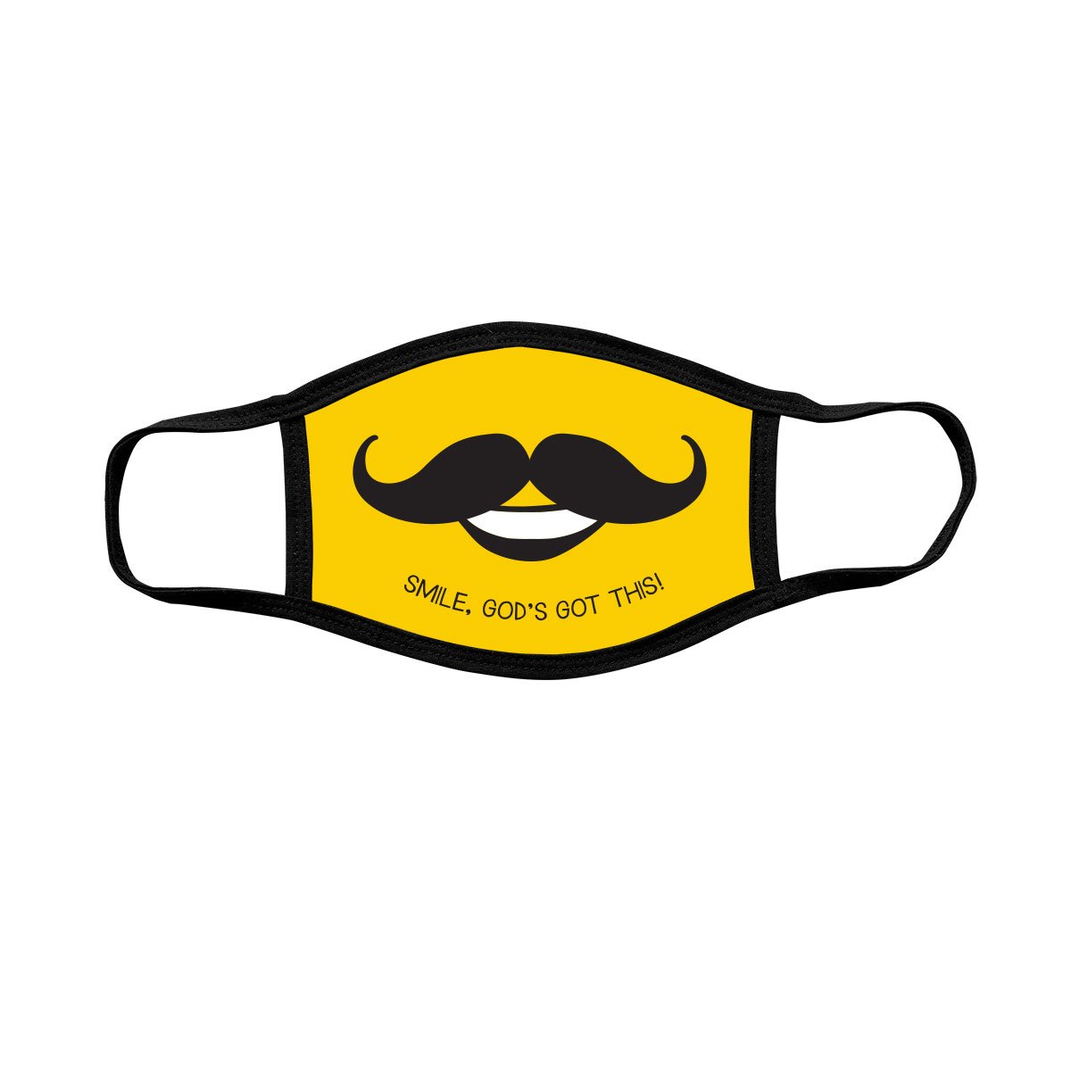 Kerusso Kids Smile God's Got This Mustache Youth Protective Fashion Mask