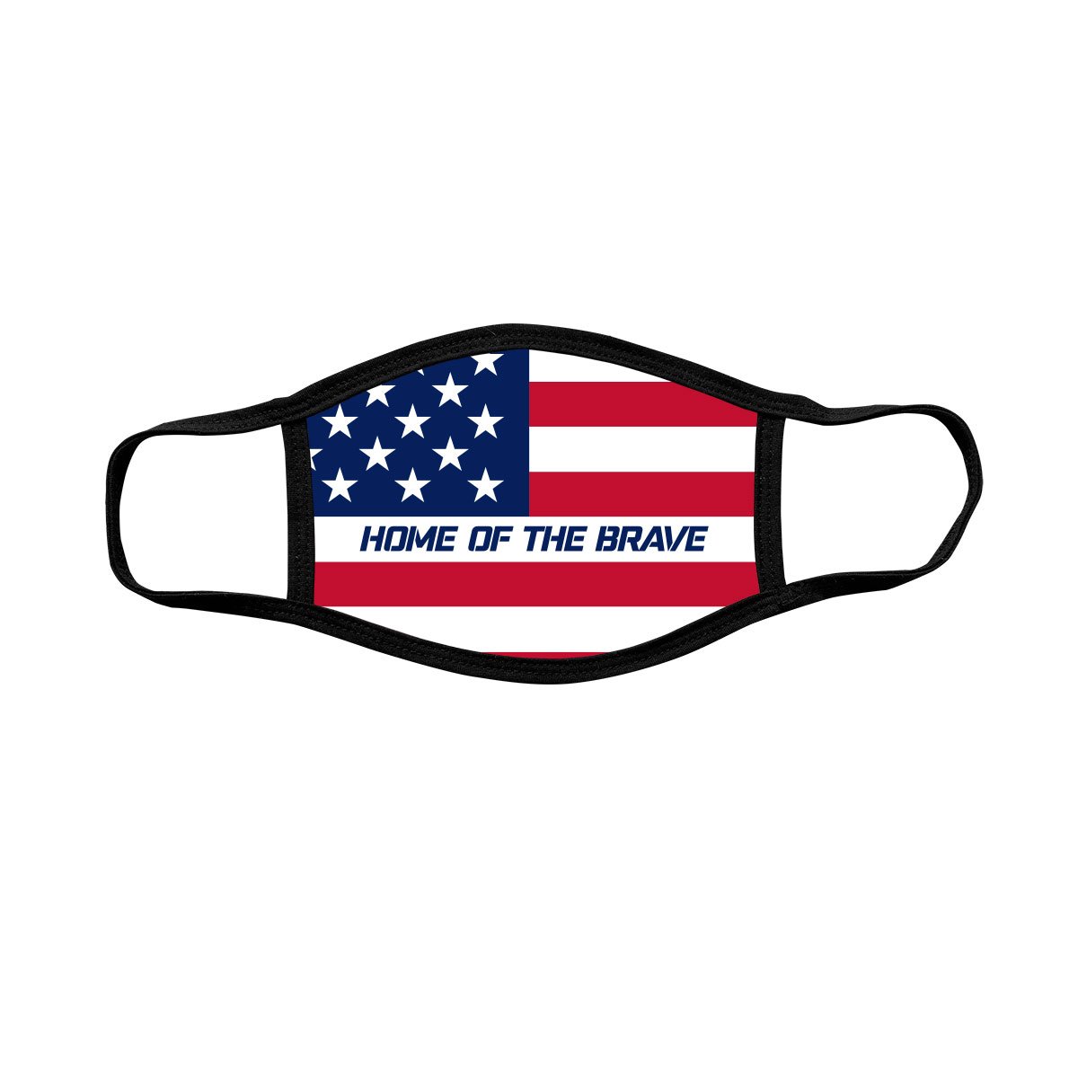 Kerusso Kids Home of the Brave USA American Flag Youth Protective Fashion Mask