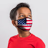 Kerusso Kids Home of the Brave USA American Flag Youth Protective Fashion Mask