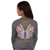 Simply Southern Feathers Wings Long Sleeve T-Shirt
