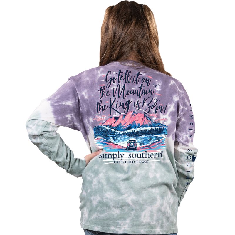 SALE Simply Southern King Mountains Long Sleeve T-Shirt