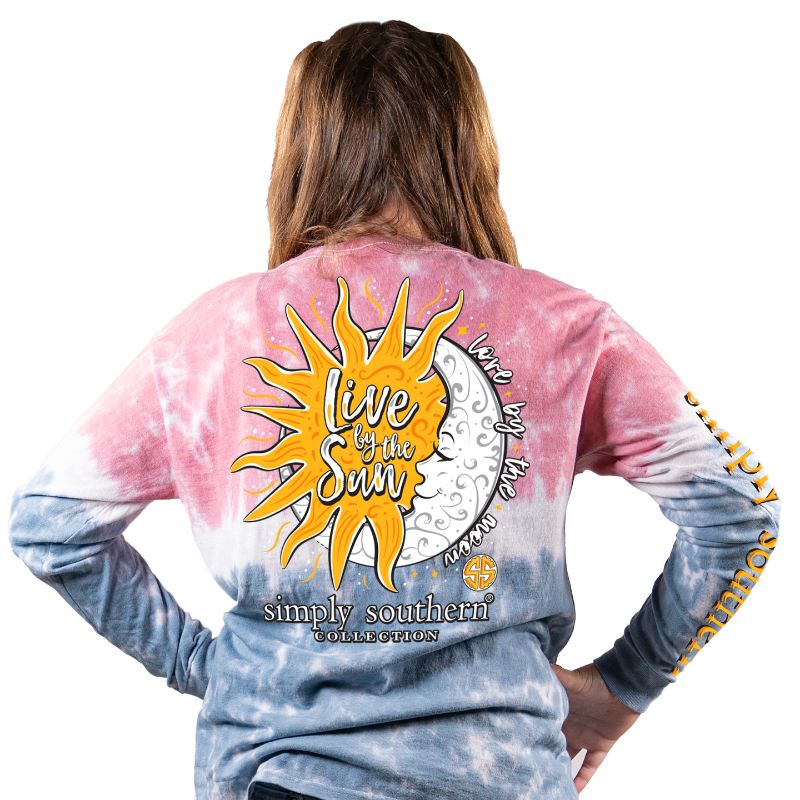 SALE Simply Southern Preppy Sun Moon Long Sleeve T-Shirt