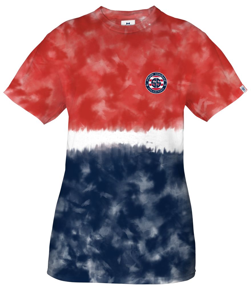 SALE Simply Southern Proud To Bee An American Tie Dye T-Shirt