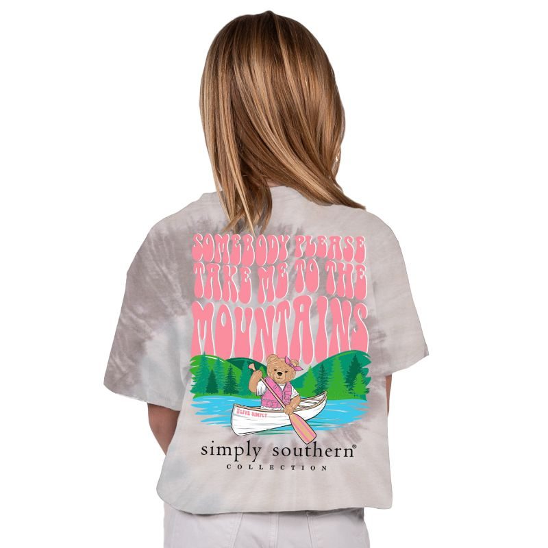 SALE Simply Southern Bear Mountains Tie Dye T-Shirt