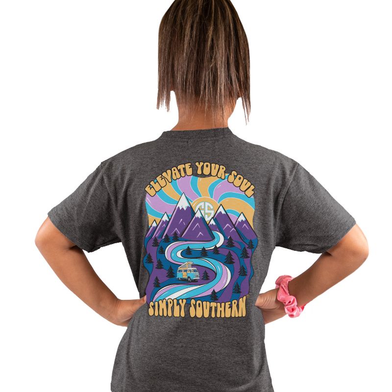 Simply Southern Preppy Elevate Your Soul T-Shirt - SimplyCuteTees
