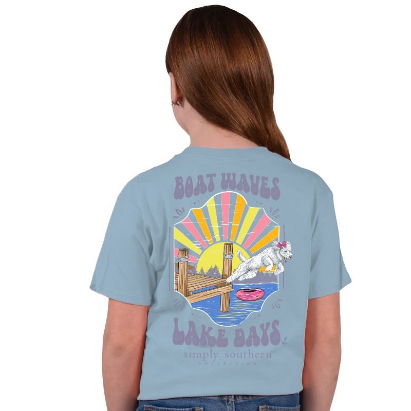 Simply Southern Boat Waves Lake Days T-Shirt