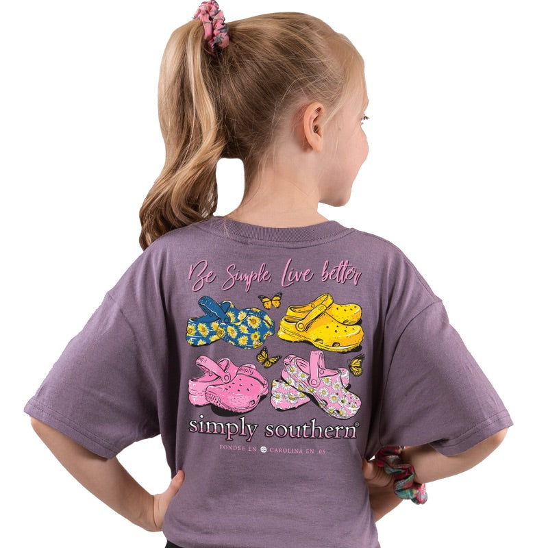 Simply Southern Preppy Be Simple Clogs T-Shirt