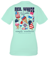 SALE Simply Southern Red White &amp; Sweet USA T-Shirt