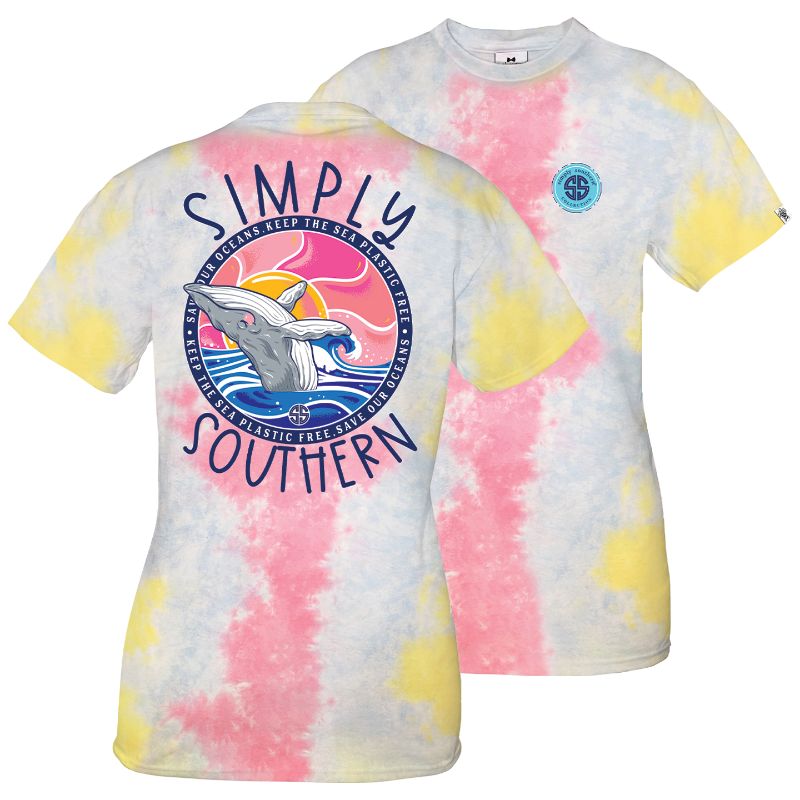Simply Southern Preppy Plastic Free Whale T-Shirt