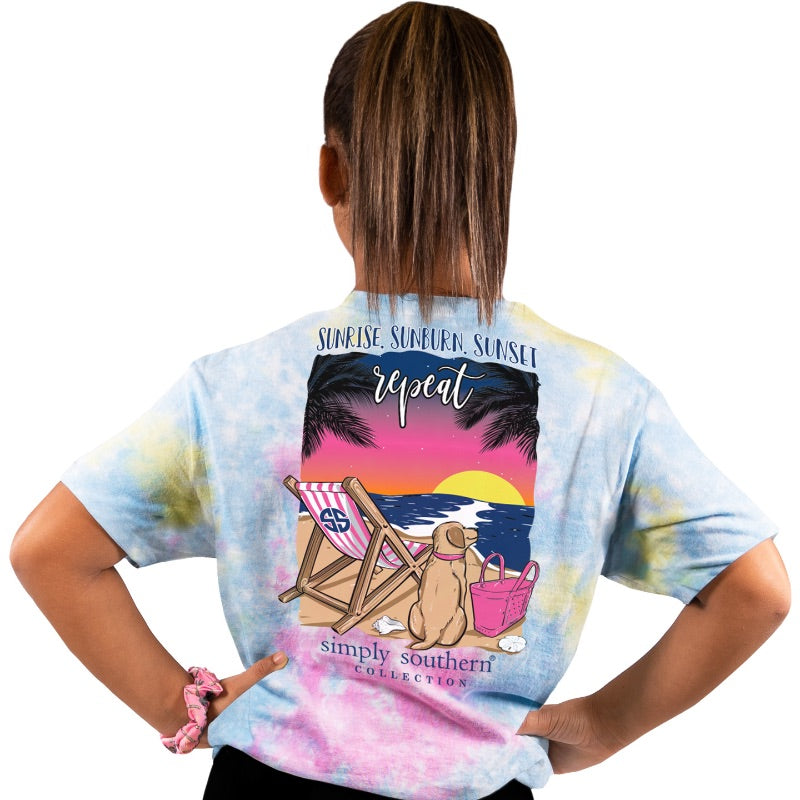 SALE Simply Southern Preppy Sunrise Sunset Beach T-Shirt