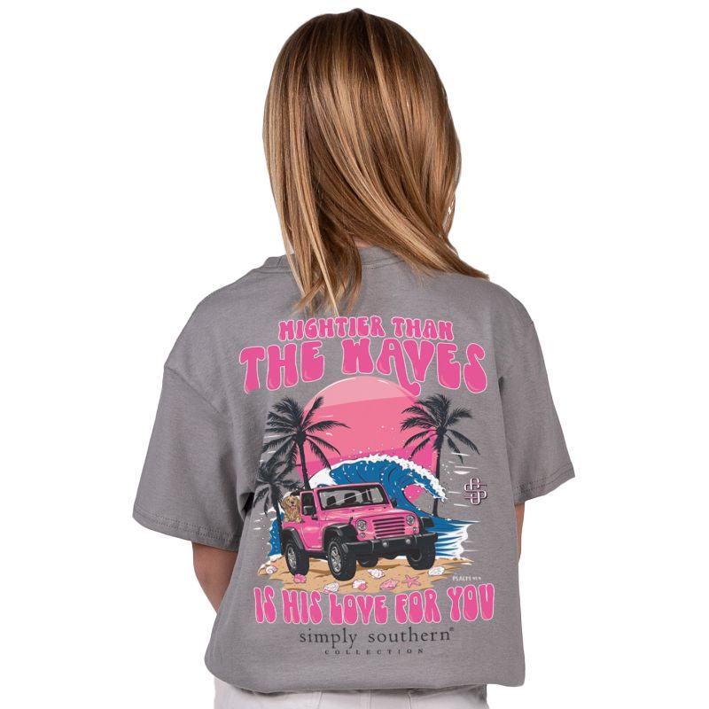 SALE Simply Southern Mightier Than The Waves T-Shirt