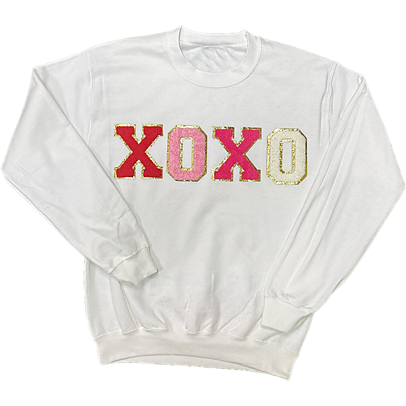 Girlie Girl XOXO Valentine Long Sleeve Sweatshirt