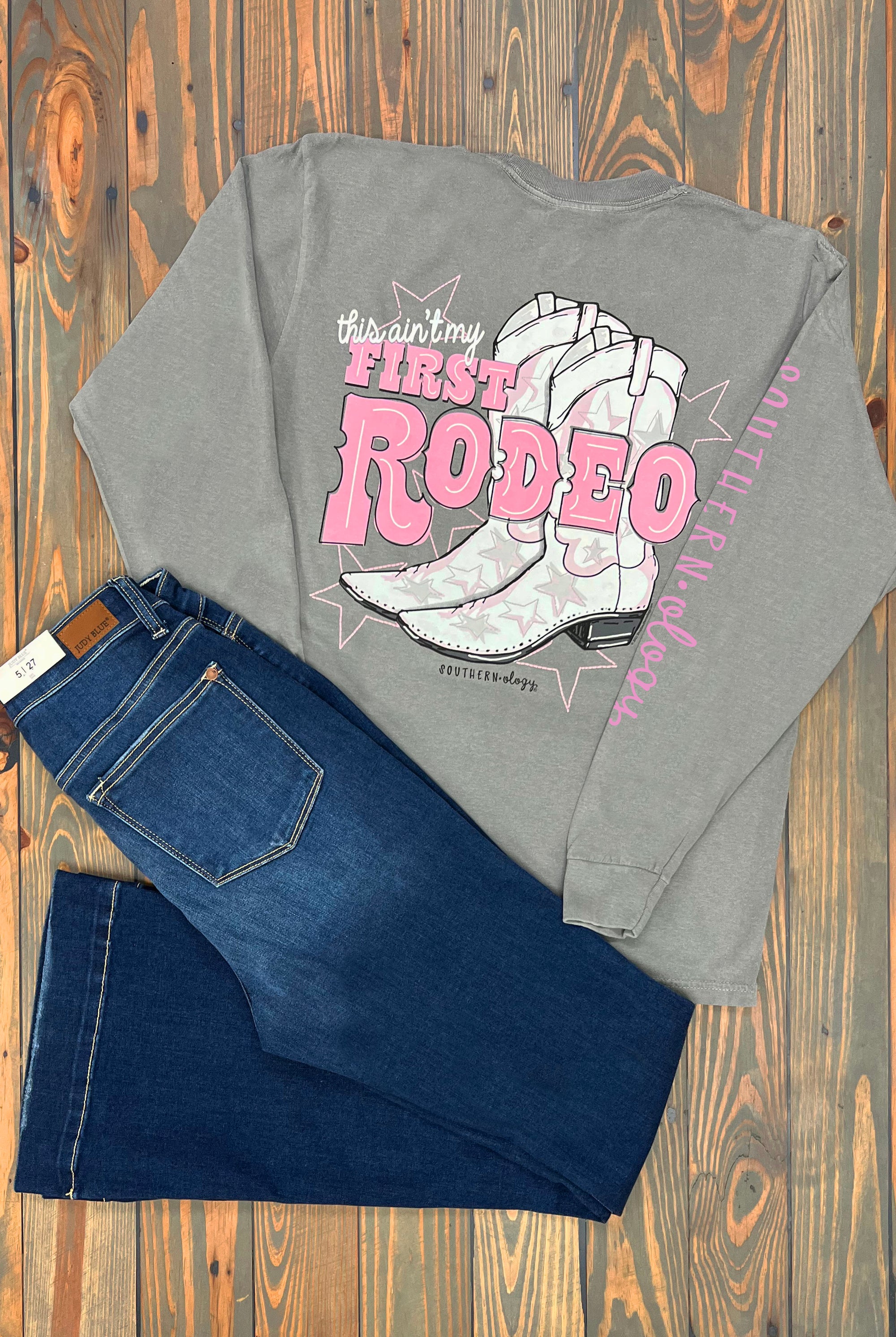 Southernology Rodeo Comfort Colors Long Sleeve T-Shirt