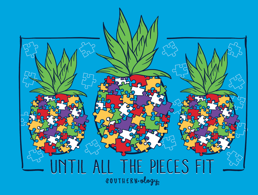 Southernology Until All The Pieces Fit Autism Classic T-Shirt