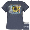Girlie Girl Originals Preppy Joy Sunflower  T-Shirt