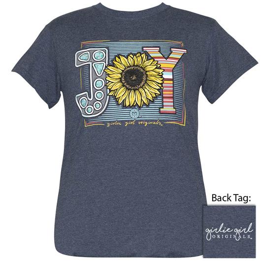 Girlie Girl Originals Preppy Joy Sunflower  T-Shirt