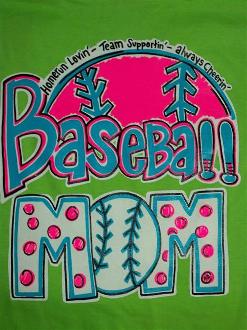 SALE Southern Chics Funny Baseball Mom 3 Sweet Girlie Bright T Shirt