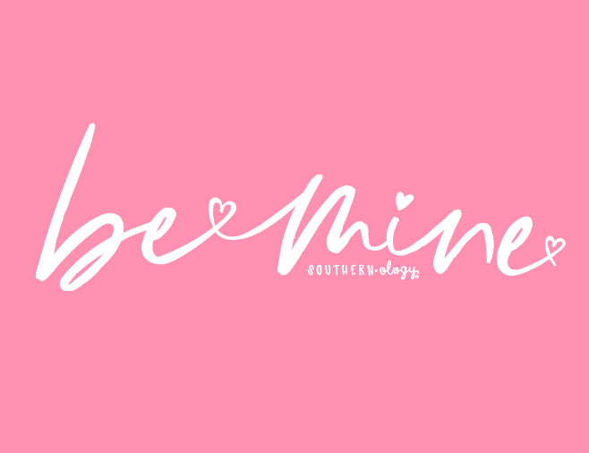 Southernology Statement Collection Be Mine Script Canvas T-Shirt