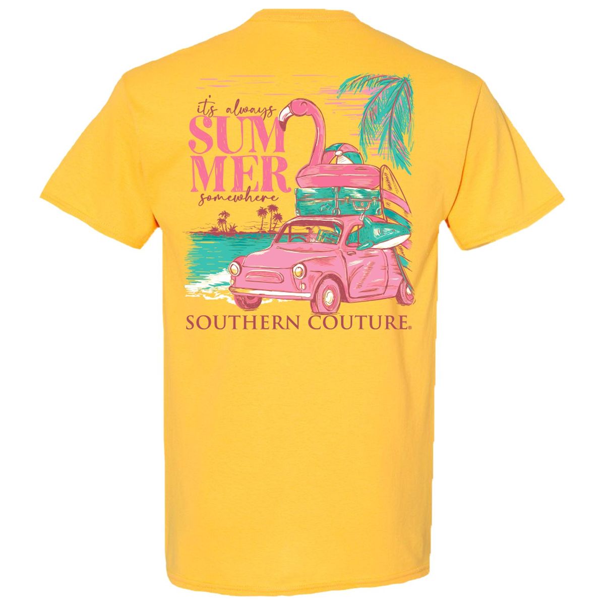 Southern Couture Classic Always Summer Somewhere T-Shirt