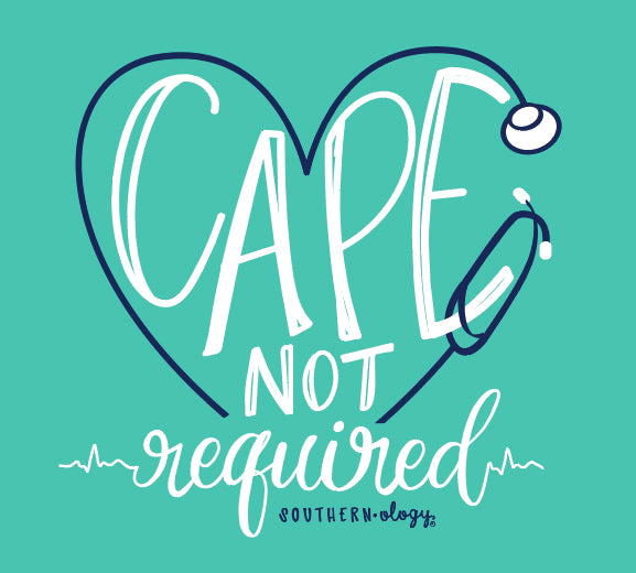 Southernology Statement Collection Nurse Cape Not Required Canvas T-Shirt