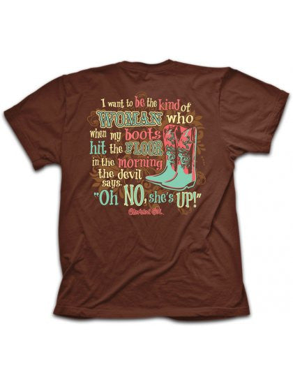 Cherished Girl Oh No Boots Country Southern Girlie Christian Bright T Shirt - SimplyCuteTees