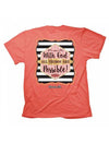 Cherished Girl With God All Things are Possible Girlie Christian Bright T Shirt - SimplyCuteTees