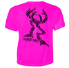 Country Life Outfitters Pink Zebra Deer Head Hunt Vintage Bright T Shirt - SimplyCuteTees