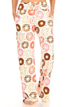 Donut Print Comfortable Soft Lounge Pajama Pants