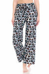 Multi Colored Leopard Print Comfortable Soft Lounge Pajama Pants