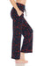 Red Heart Print Soft Lounge Pajama Pants