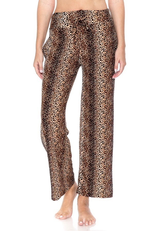 Cheetah Print Soft Lounge Pajama Pants