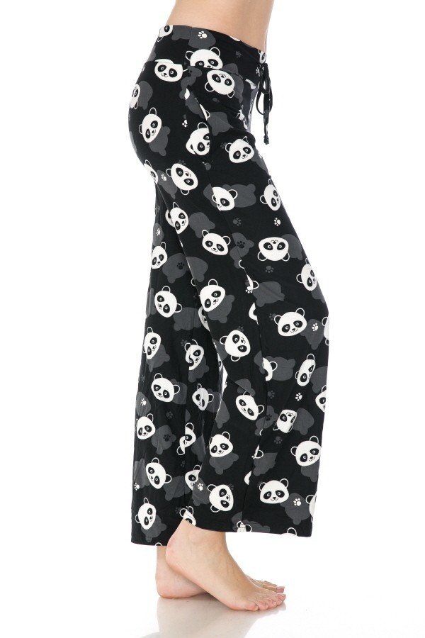 Panda Print Comfortable Soft Lounge Pajama Pants