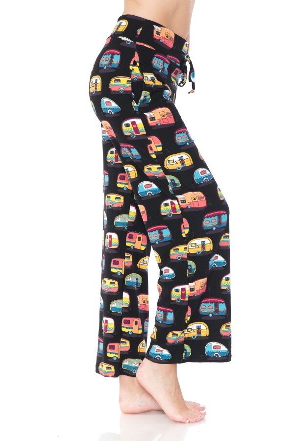 Camper Print Comfortable Soft Lounge Pajama Pants