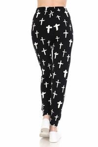 Cross Print Soft Lounge Jogger Pants