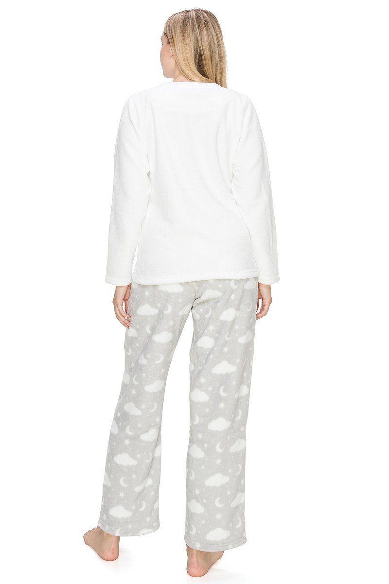 Sweet Dreams Fuzzy Lounge Pajama Set Pants and Shirt