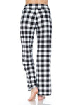 Black &amp; White Checkered Comfortable Soft Lounge Pajama Pants