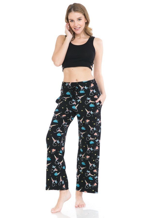 Unicorn Heart Comfortable Soft Lounge Pajama Pants
