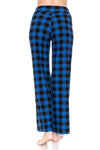 Blue &amp; Black Checkered Comfortable Soft Lounge Pajama Pants