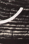 Black &amp; White Tie Dye Print Soft Lounge Shorts