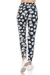 Daisy Print Soft Lounge Jogger Pants