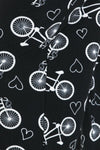 Bicycle Heart Print Comfortable Soft Lounge Pajama Pants