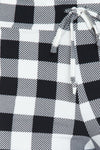 Black &amp; White Checkered Comfortable Soft Lounge Pajama Pants