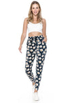 Daisy Print Soft Lounge Jogger Pants