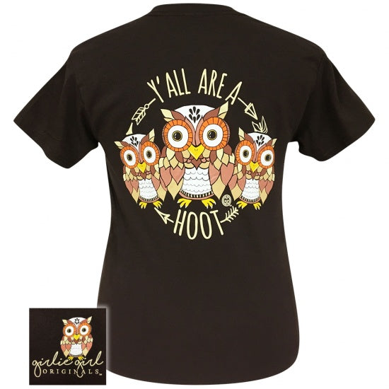 SALE Girlie Girl Originals Preppy Yall Are A Hoot Owl T-Shirt