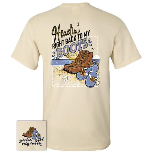 Girlie Girl Originals Headin Back To My Roots Boots Beach T Shirt