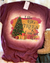 I Like Big Trees & I Can Not Lie Christmas Bleached Dye Canvas Girlie T Shirt