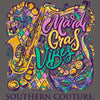 Southern Couture Classic Mardi Gras Vibes T-Shirt