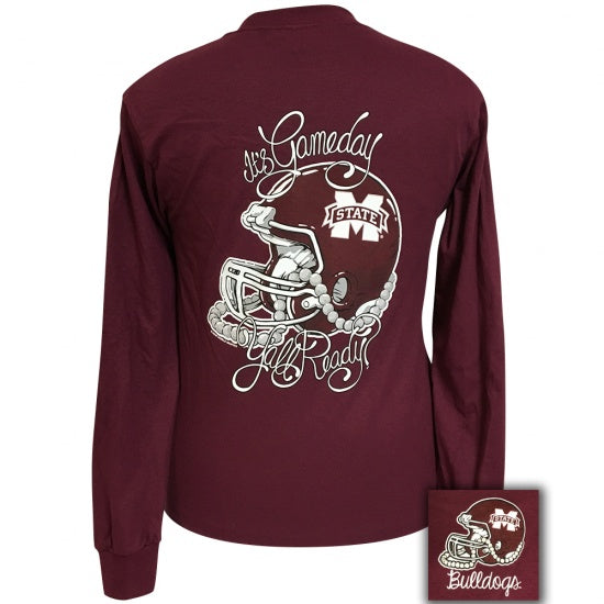 MSU Mississippi State Bulldogs Its Gameday Yall Ready Long Sleeve T-Shirt